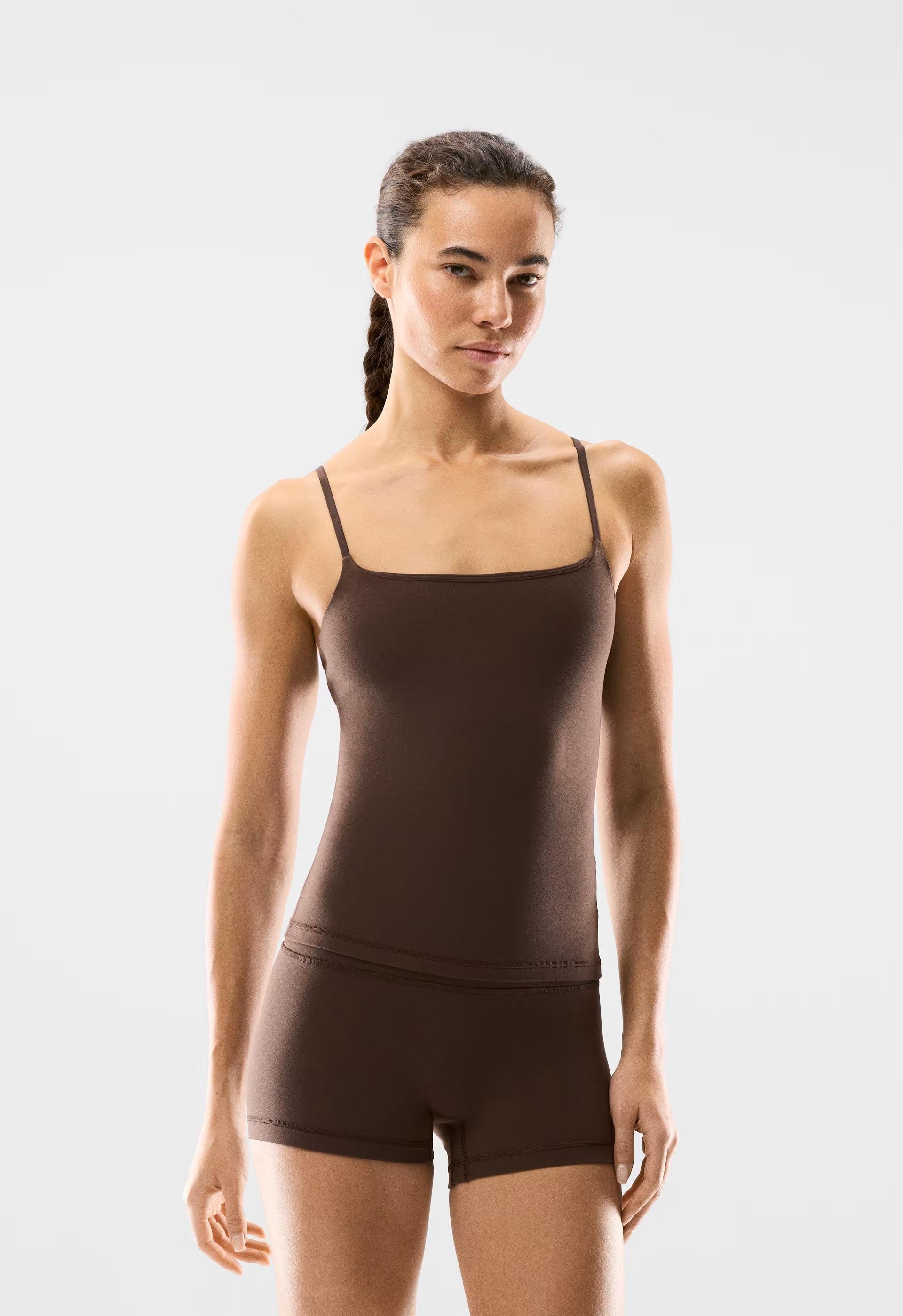 BUTTER Cheeky Infinite Hi-Rise 3 Short - RICH MOCHA BROWN