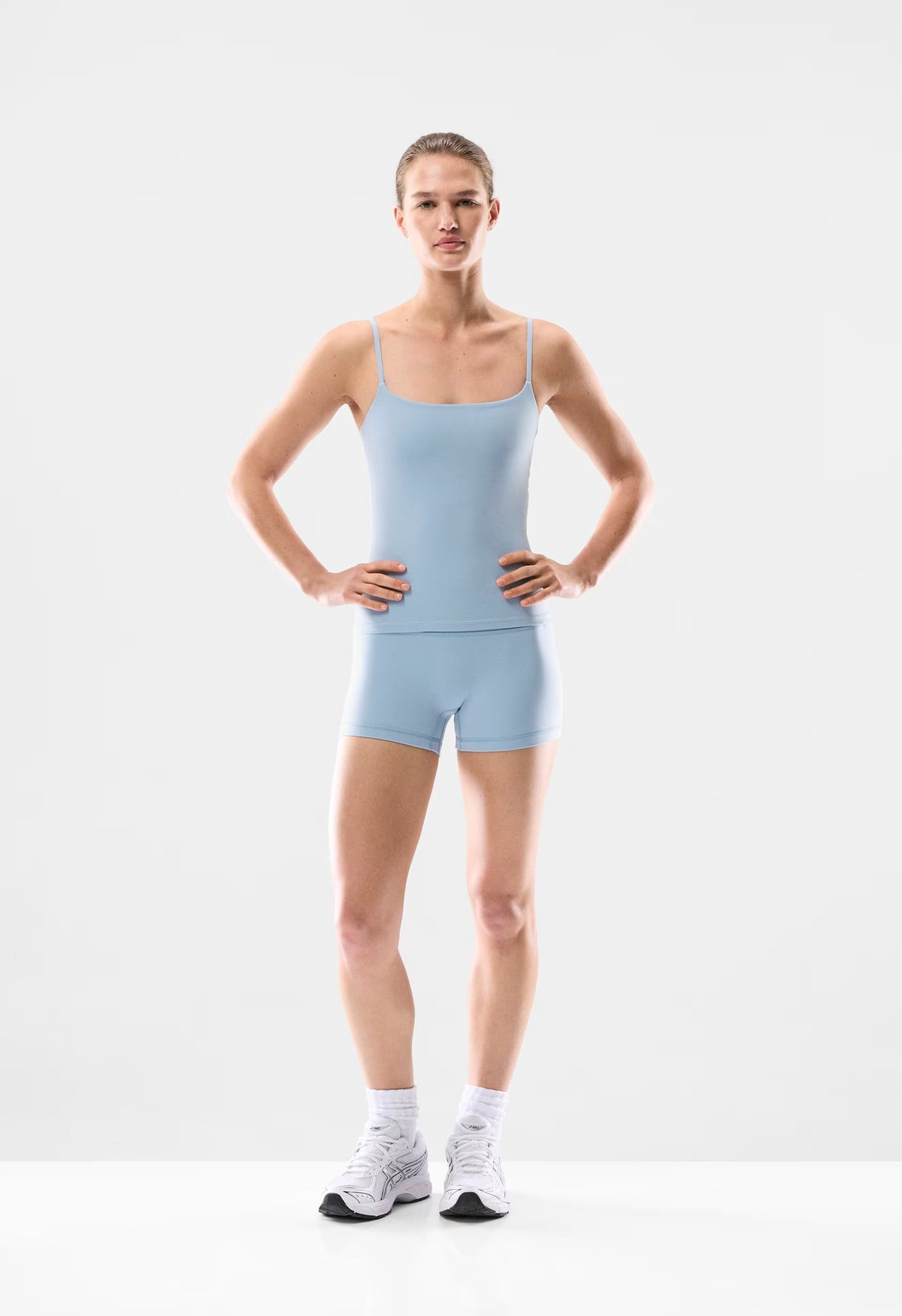 BUTTER Cheeky Infinite Hi-Rise 3 Short - RIPPLE BLUE