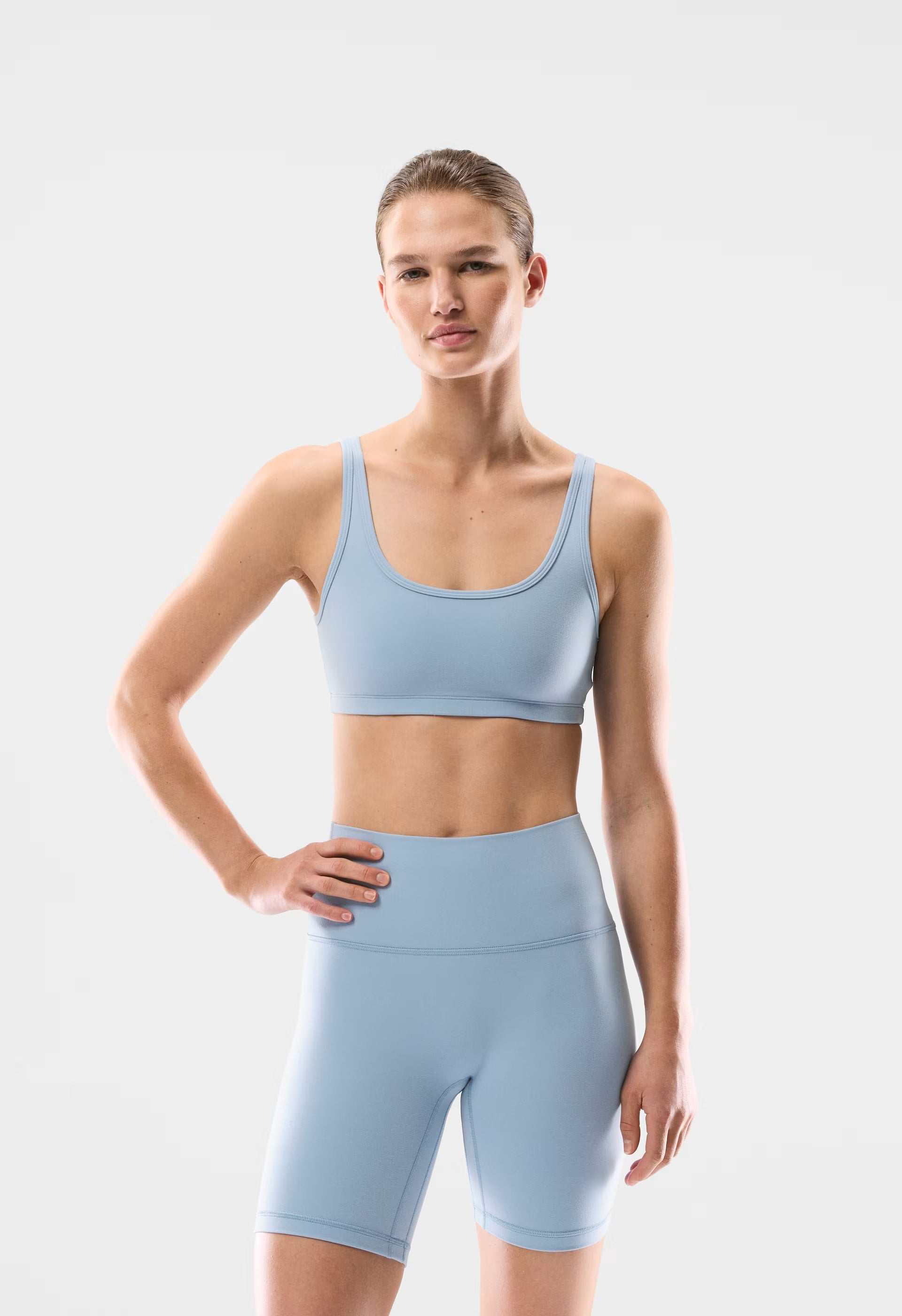 BUTTER Cheeky Infinite Hi-Rise 7 Short - RIPPLE BLUE