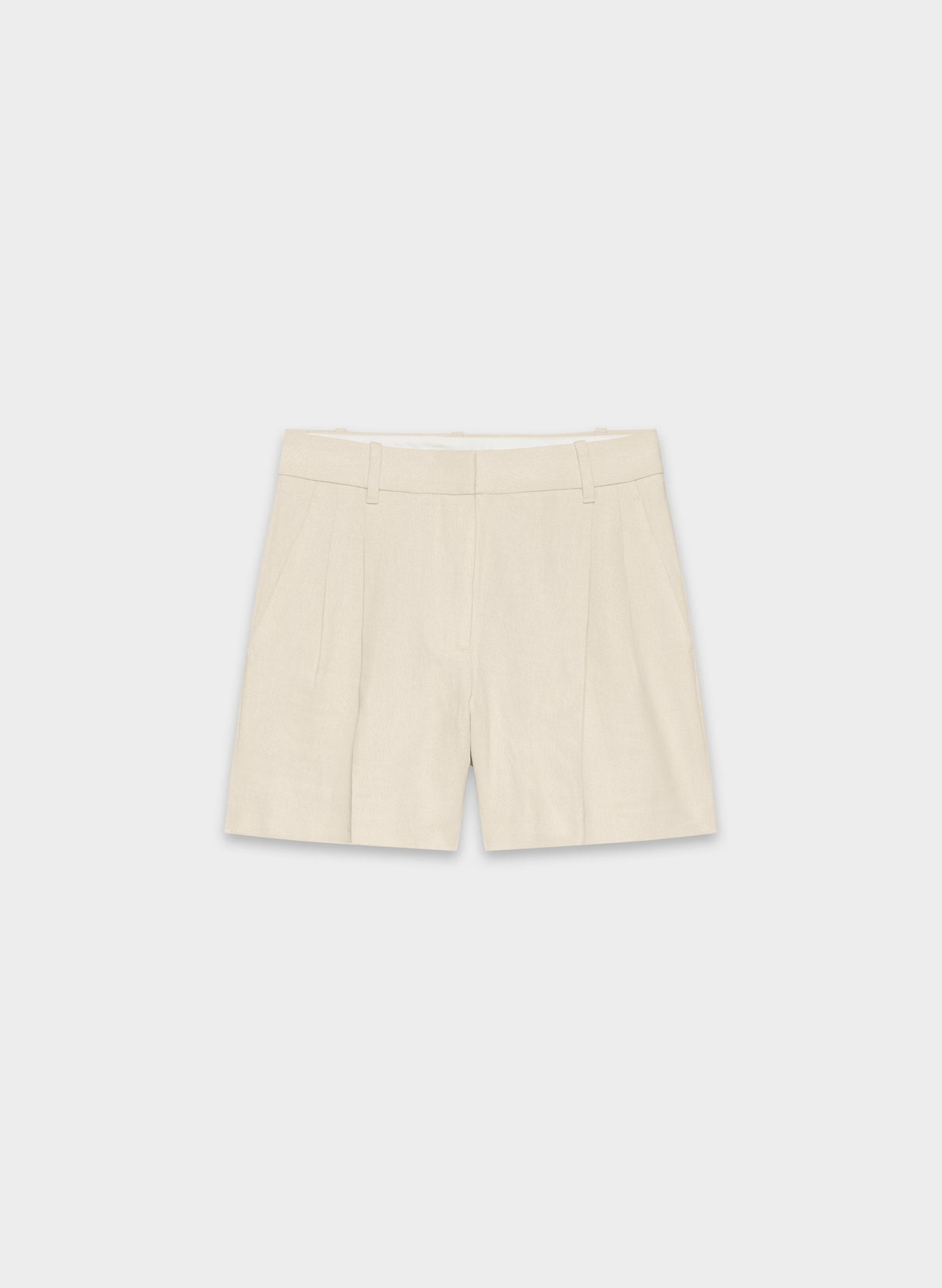 The Effortless Short™ Mid-Thigh - PowerLinen™ - COOL BEIGE