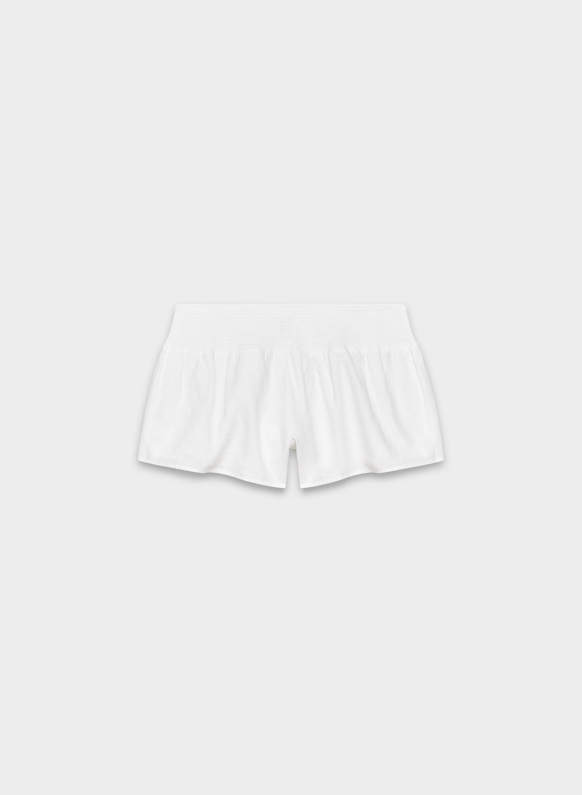 Rivette Linen Short - WHITE