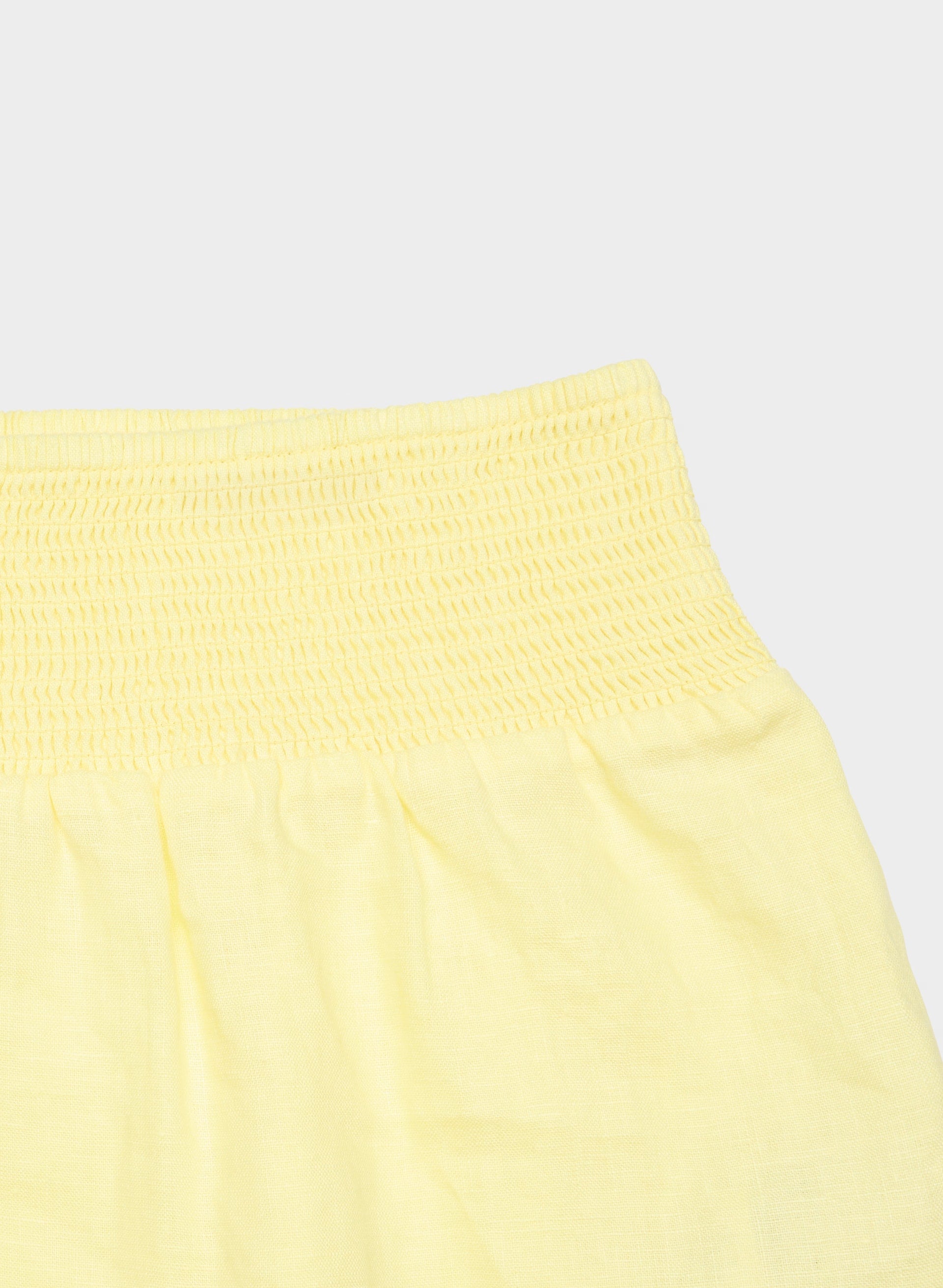 Rivette Linen Short - LEMONADE