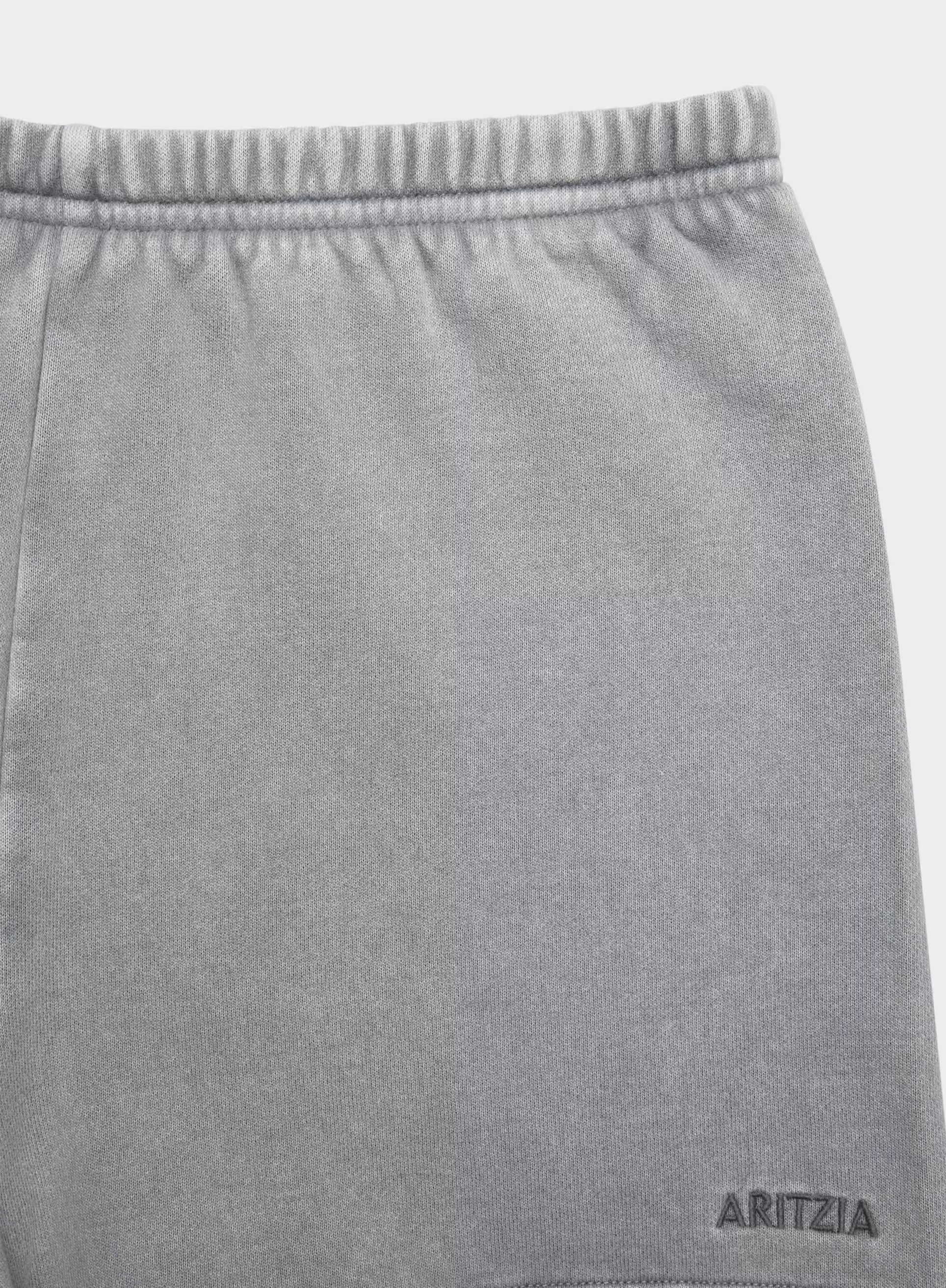 Cozy Sweatfleece Perfect Hi-Rise Mini Short - LIVED-IN RVRSTN GREY