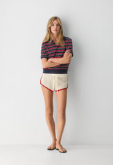 Miki Short - LT BIRCH/ FLASHING RD