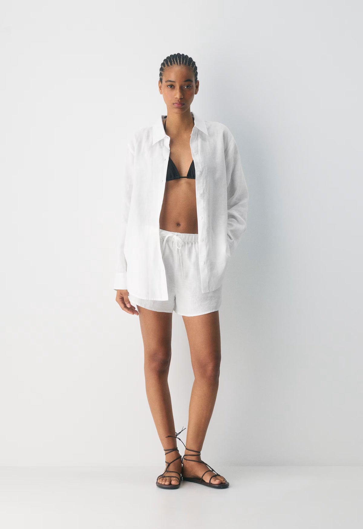 Sail Linen Short - WHITE