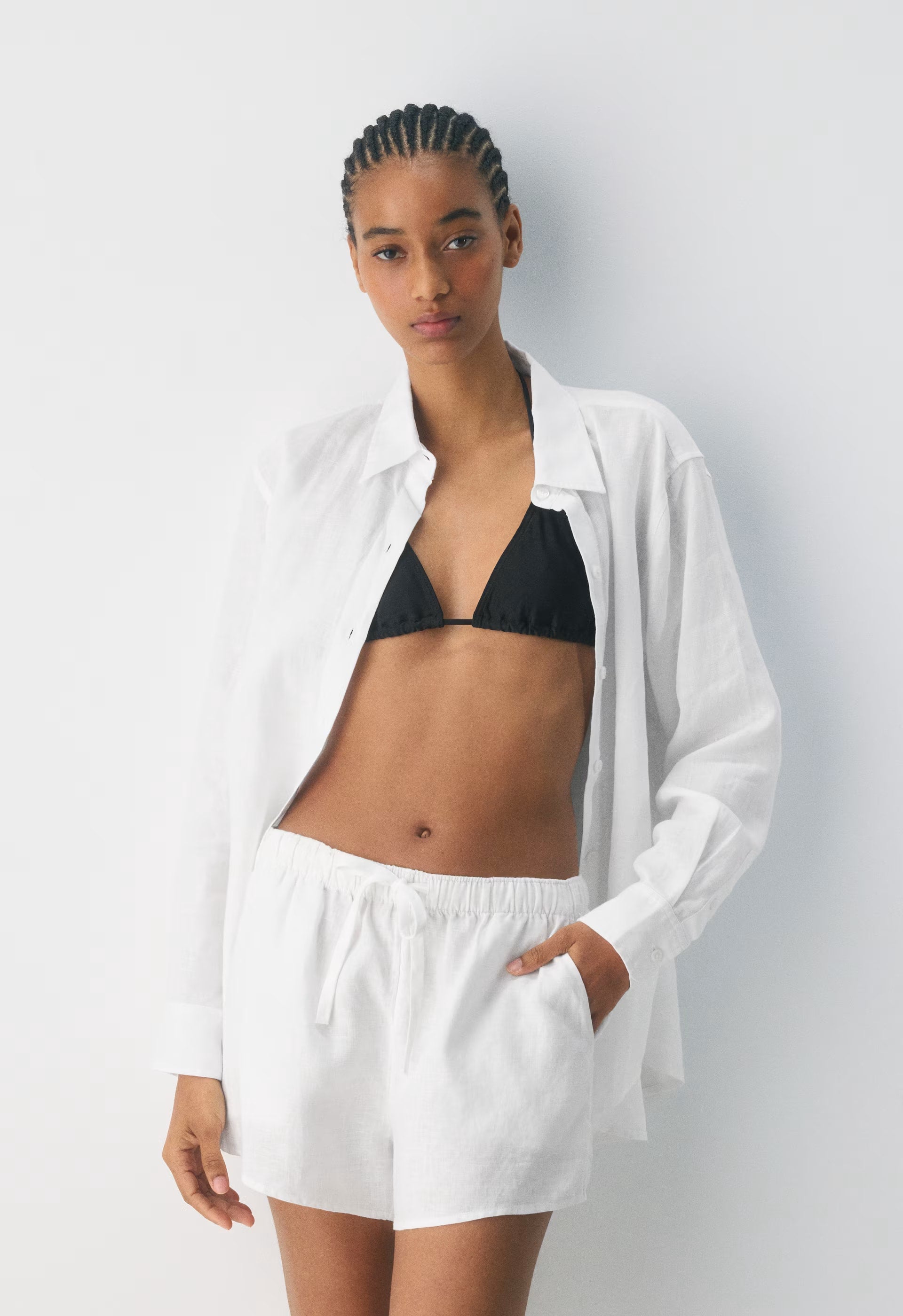 Sail Linen Short - WHITE