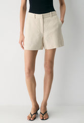 New Agency Mid-Thigh Short - PowerLinen™ - COOL BEIGE