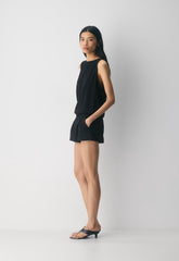 The Effortless Short™ Micro - Crepette™ - BLACK