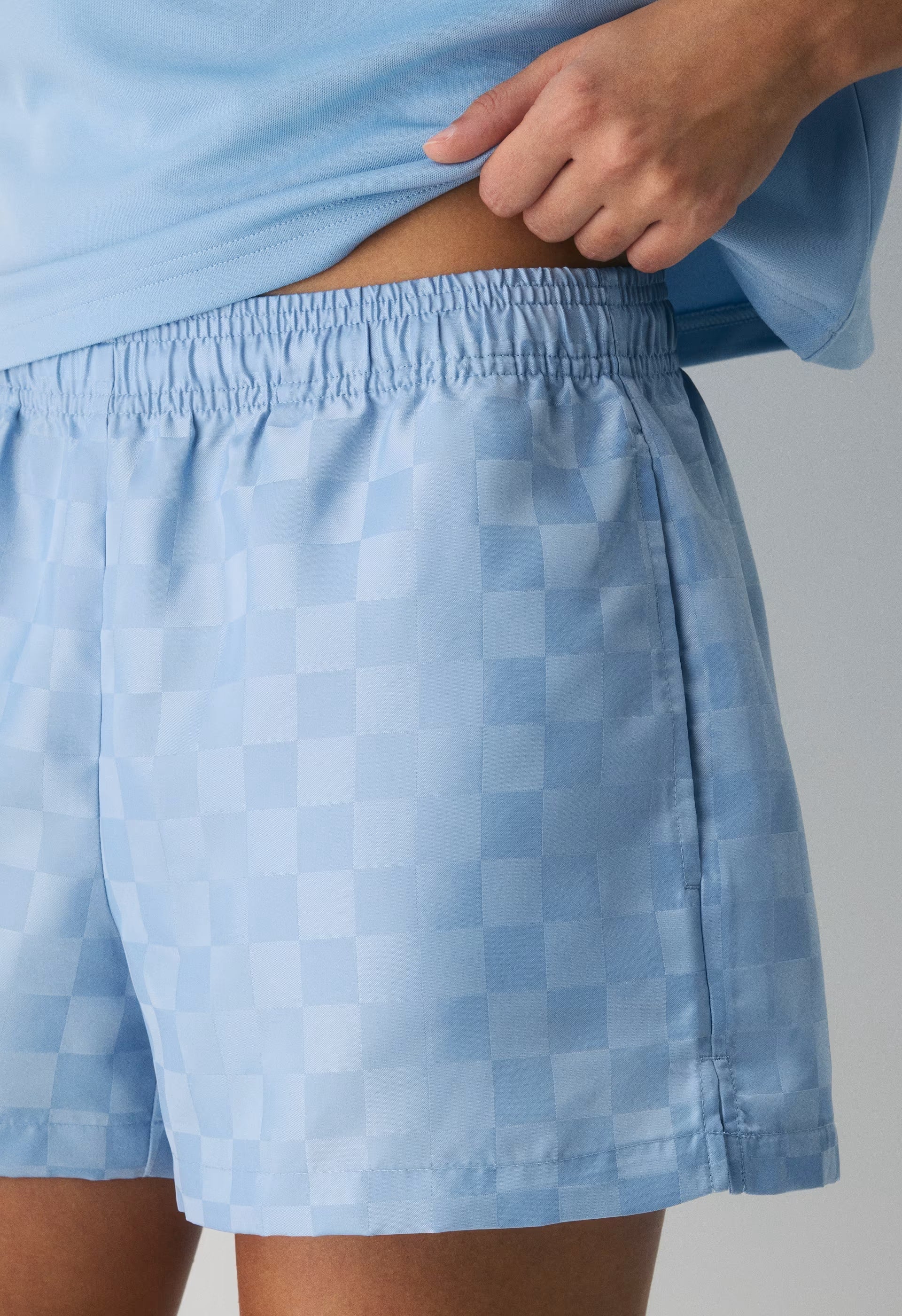 Medallion Mini Short - RIPPLE BLUE
