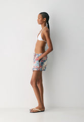 Sail Linen Short - MATTE PEARL/TROPICAL