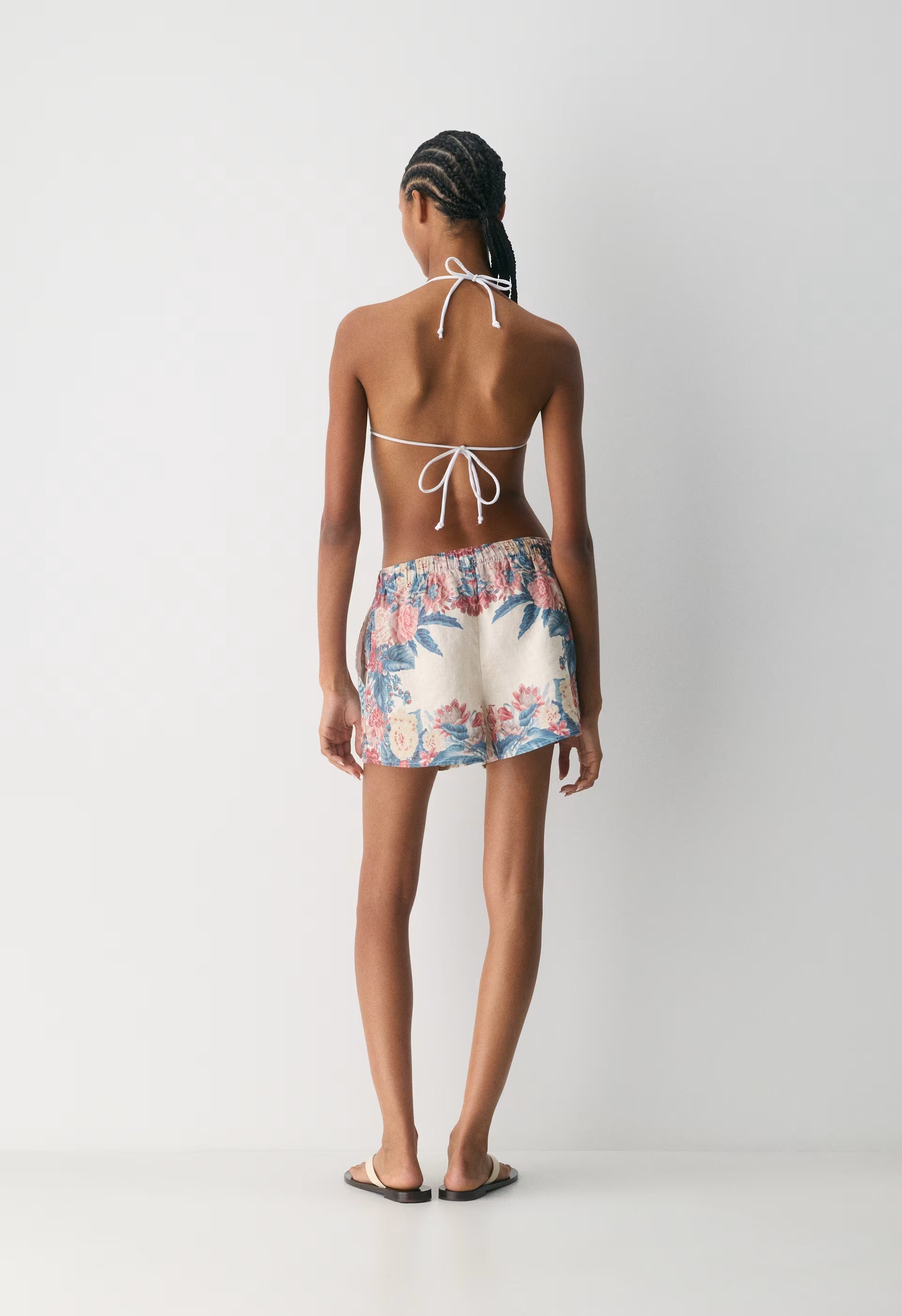 Sail Linen Short - MATTE PEARL/TROPICAL