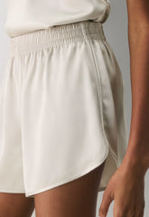 Hilltop Satin Short - METROPOLIS BEIGE