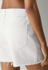 Denim Forum The Ex-Boyfriend Hi Mid-Thigh Denim Short - A LITTLE WHITE LIE