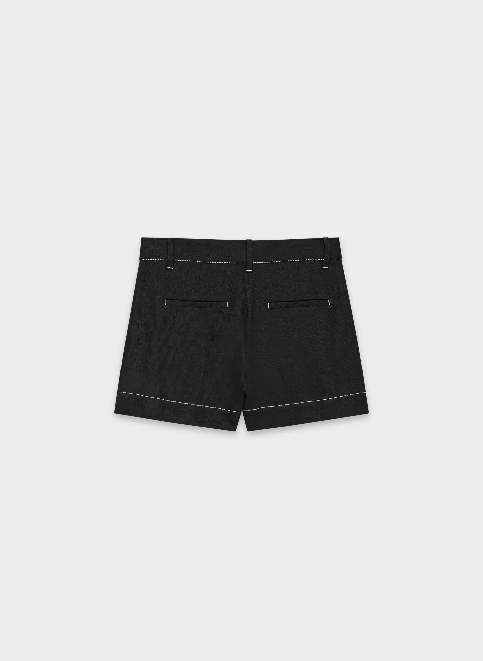 The Effortless Short™ Mini - PowerLinen™ - BLACK/LIGHT BIRCH