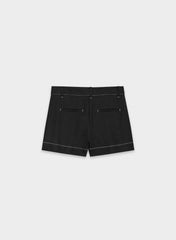 The Effortless Short™ Mini - PowerLinen™ - BLACK/LIGHT BIRCH