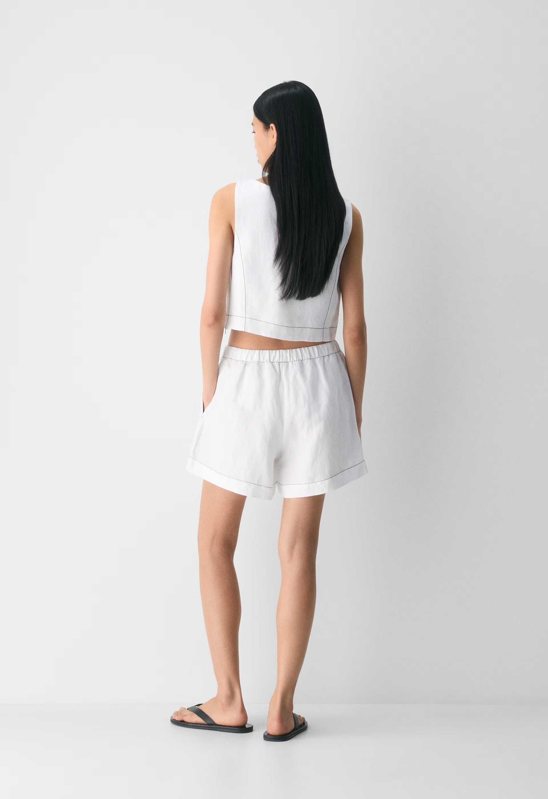 The Lodge Short™ Mid-Thigh - CruiseLinen™ - MIDDAY BLUE