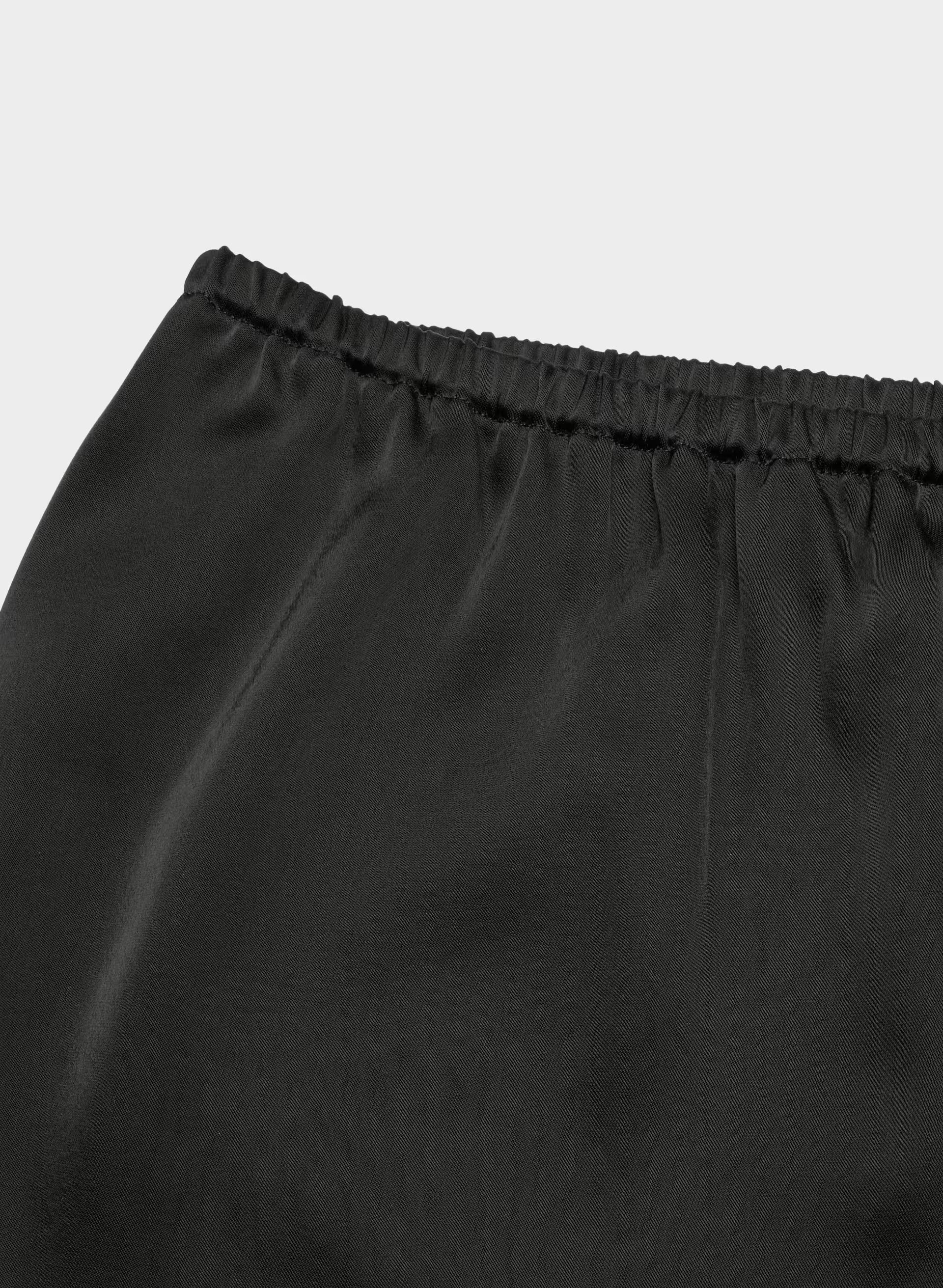 Whimsy Satin Short - BLACK/BLACK