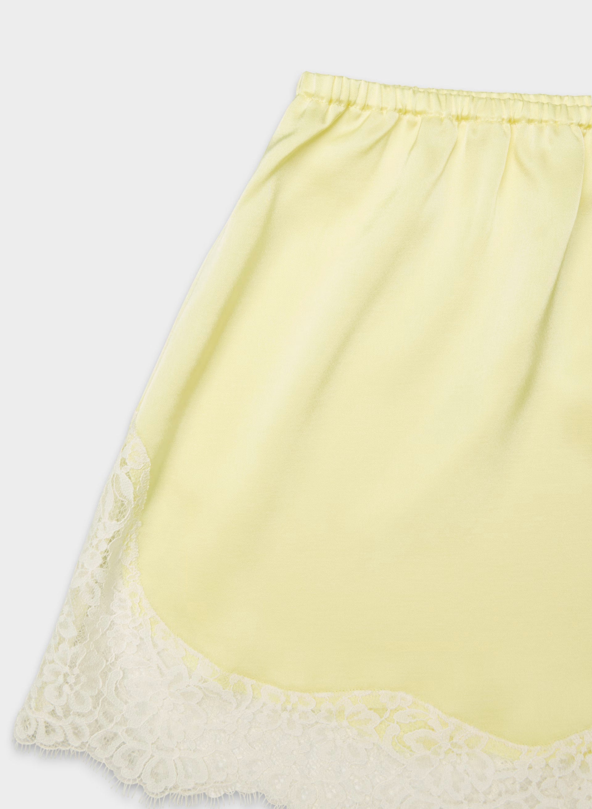 Whimsy Satin Short - LEMONADE/LIGHT BIRCH