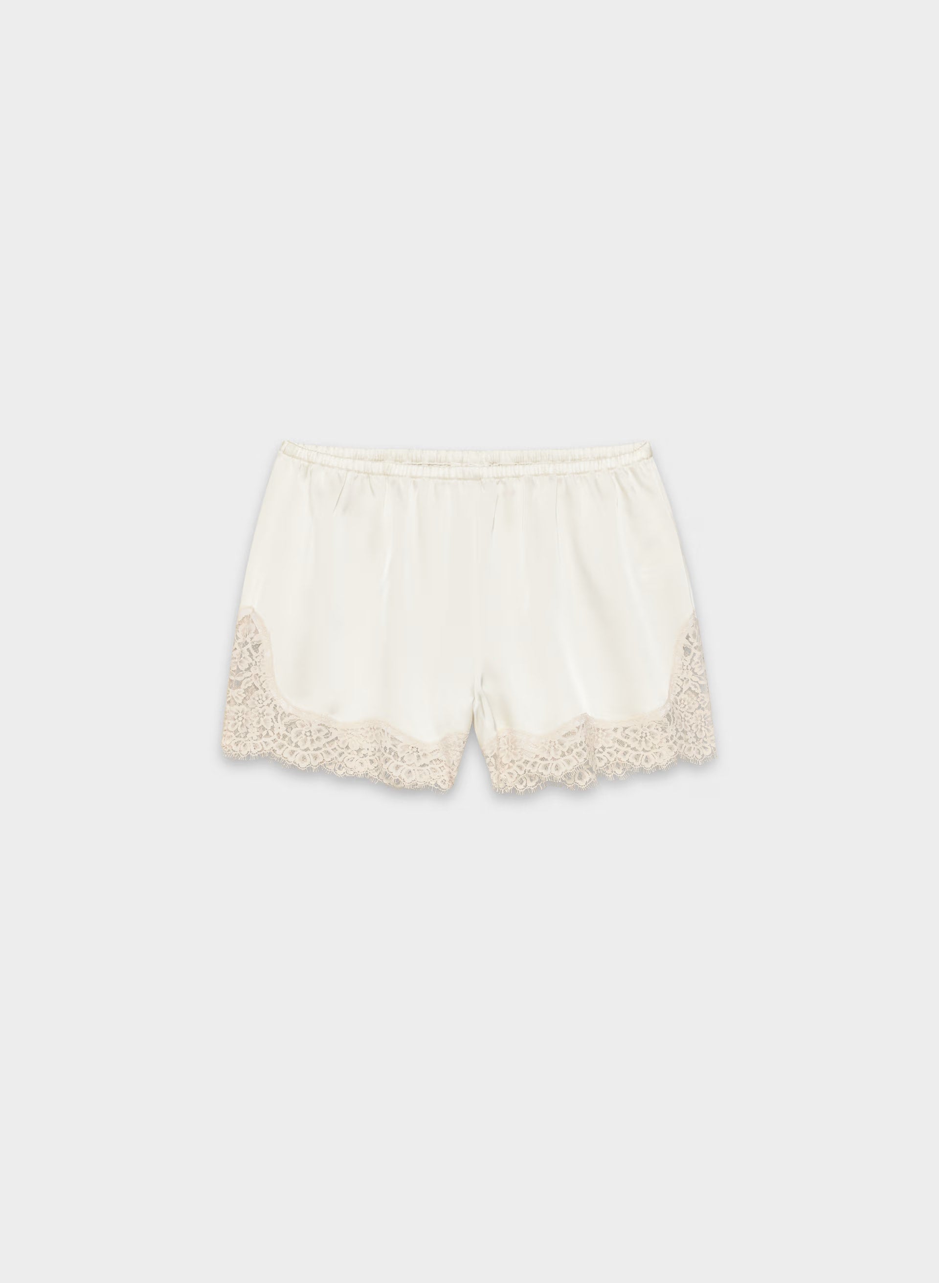 Whimsy Satin Short - LT BR/SPKLG CHMPGN