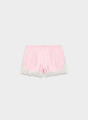 Whimsy Satin Short - MLKSHK PNK/LGHT BRCH