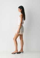 Whimsy Satin Short - MTRPLS TP/ SPRKNG CHMP