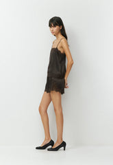 Whimsy Satin Short - CC N BROWN/CC NB BROWN