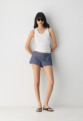 Mirabelle Short - CruiseLinen™ - SUSAN STRPE HRBR NV/W
