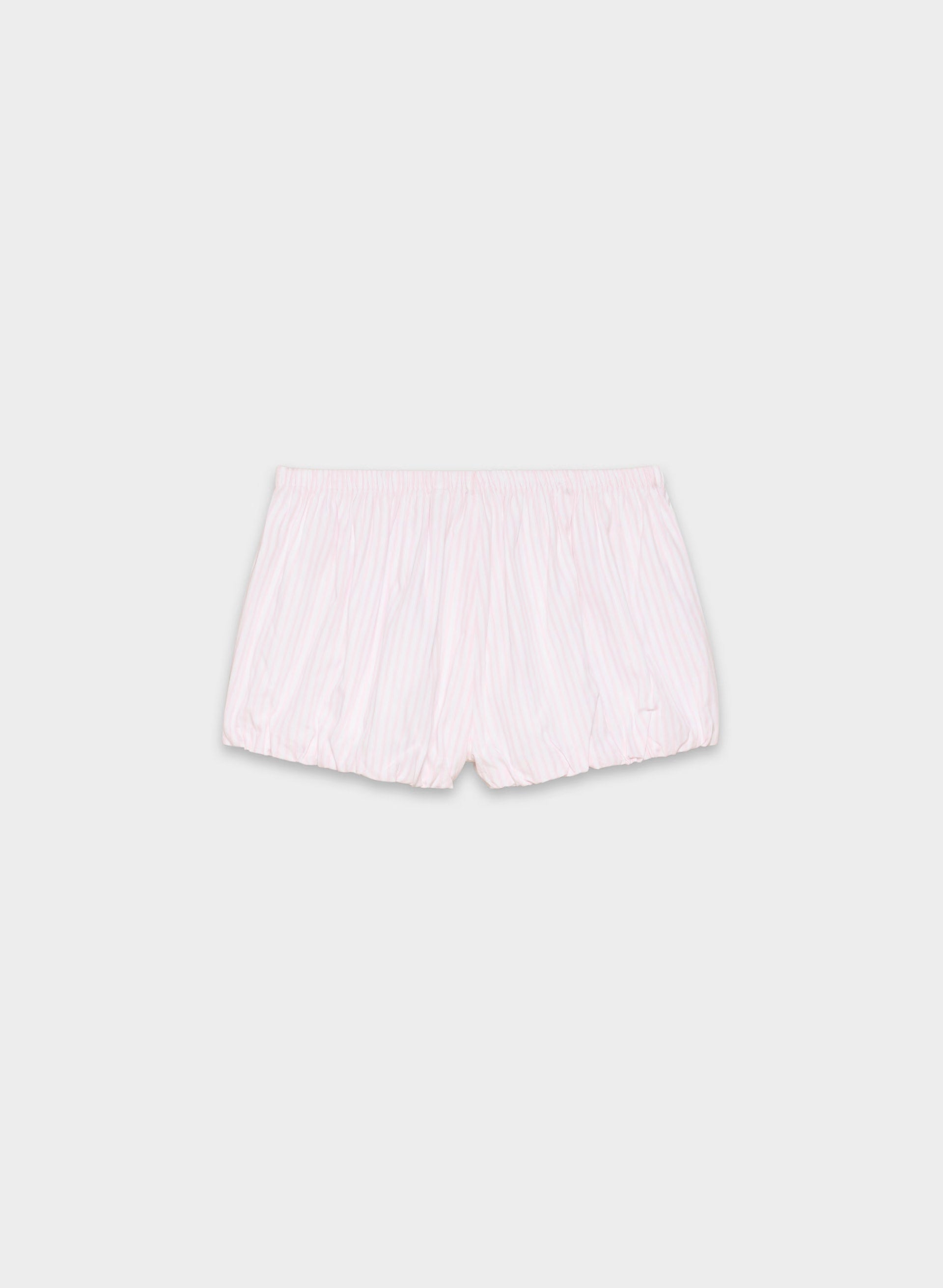 Claire Poplin Bloomer - AMS STRP BT WT/MLSK PK