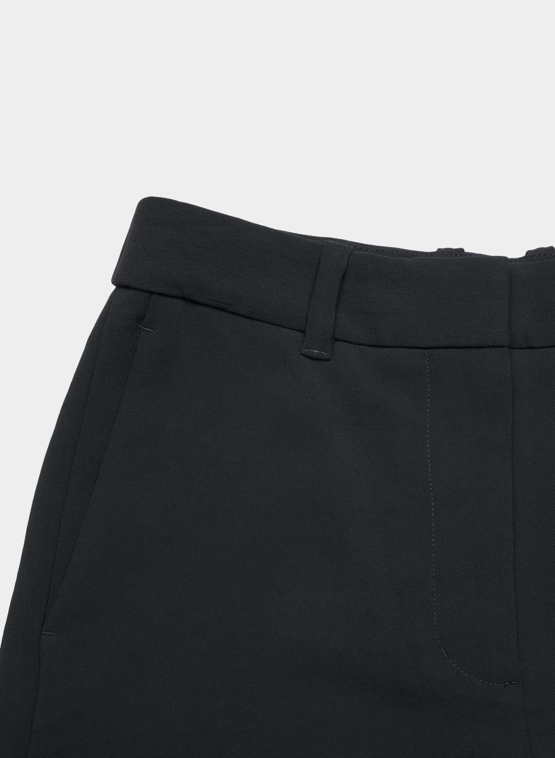 New Agency Mini Short - Crepette™ - BLACK