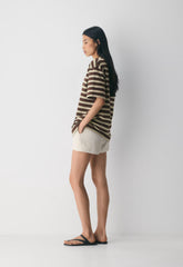 New Agency Mini Short - Crepette™ - METROPOLIS BEIGE