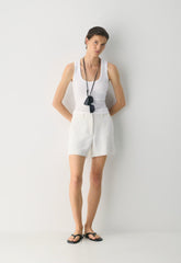 New Agency Mid-Thigh Short - Crepette™ - LIGHT BIRCH