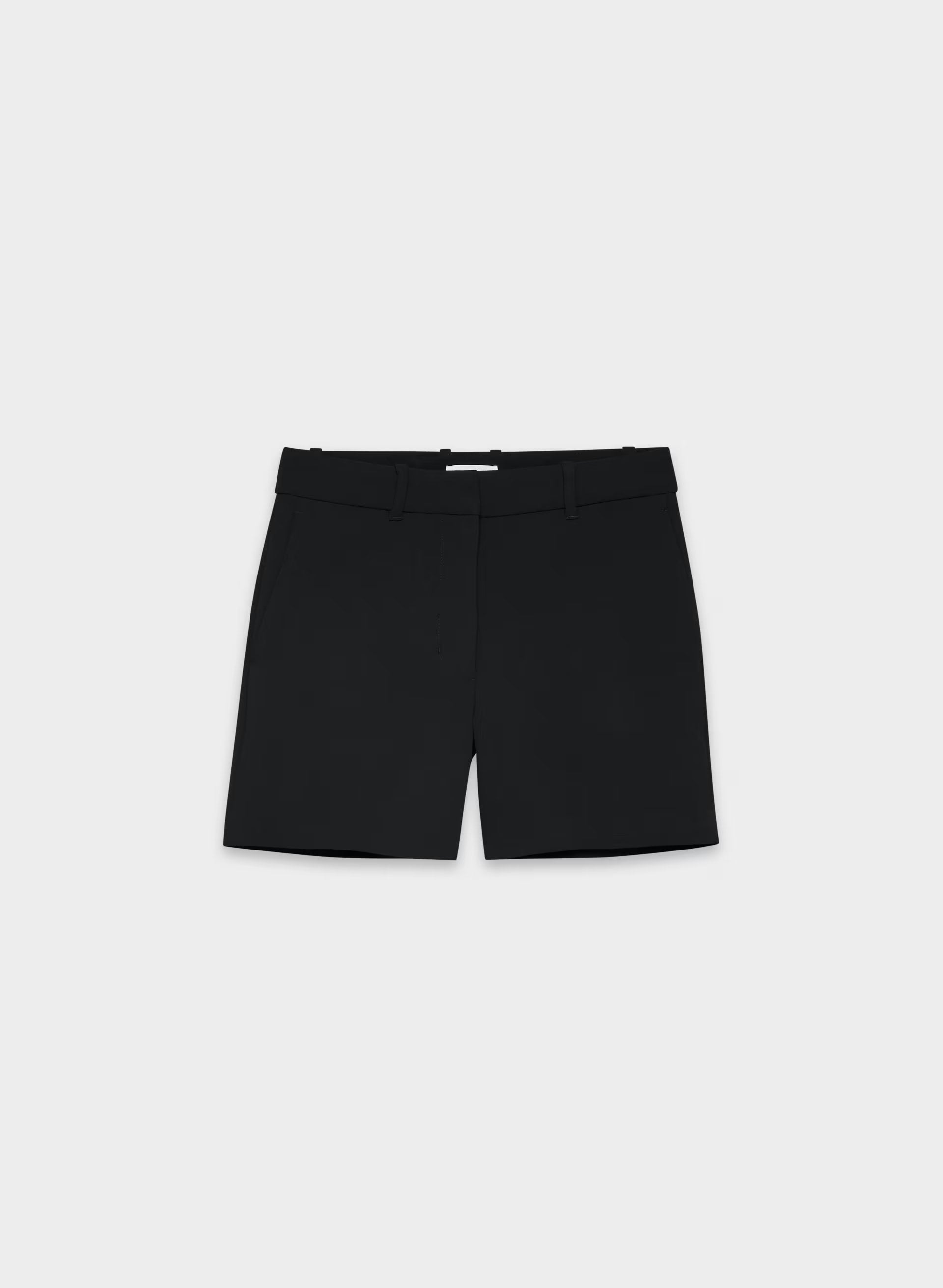 New Agency Mid-Thigh Short - Crepette™ - BLACK
