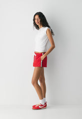 Medallion Mini Short - FLASHING RED/MULTI
