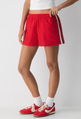 Medallion Mini Short - FLASHING RED/MULTI