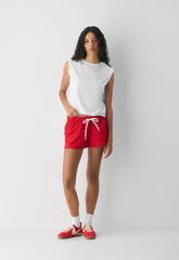 Medallion Mini Short - FLASHING RED/MULTI