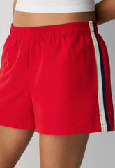 Medallion Mini Short - FLASHING RED/MULTI