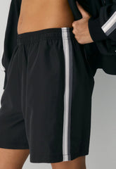 Medallion Long Short - BLACK/MULTI