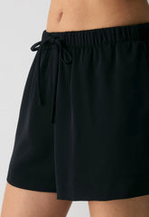 The Lodge Short™ Satin Mini - BLACK