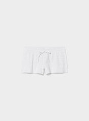 HomeStretch™ Rib Happen Short - HEATHER CLOUD WHITE