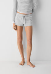 HomeStretch™ Rib Happen Short - HEATHER CHROME