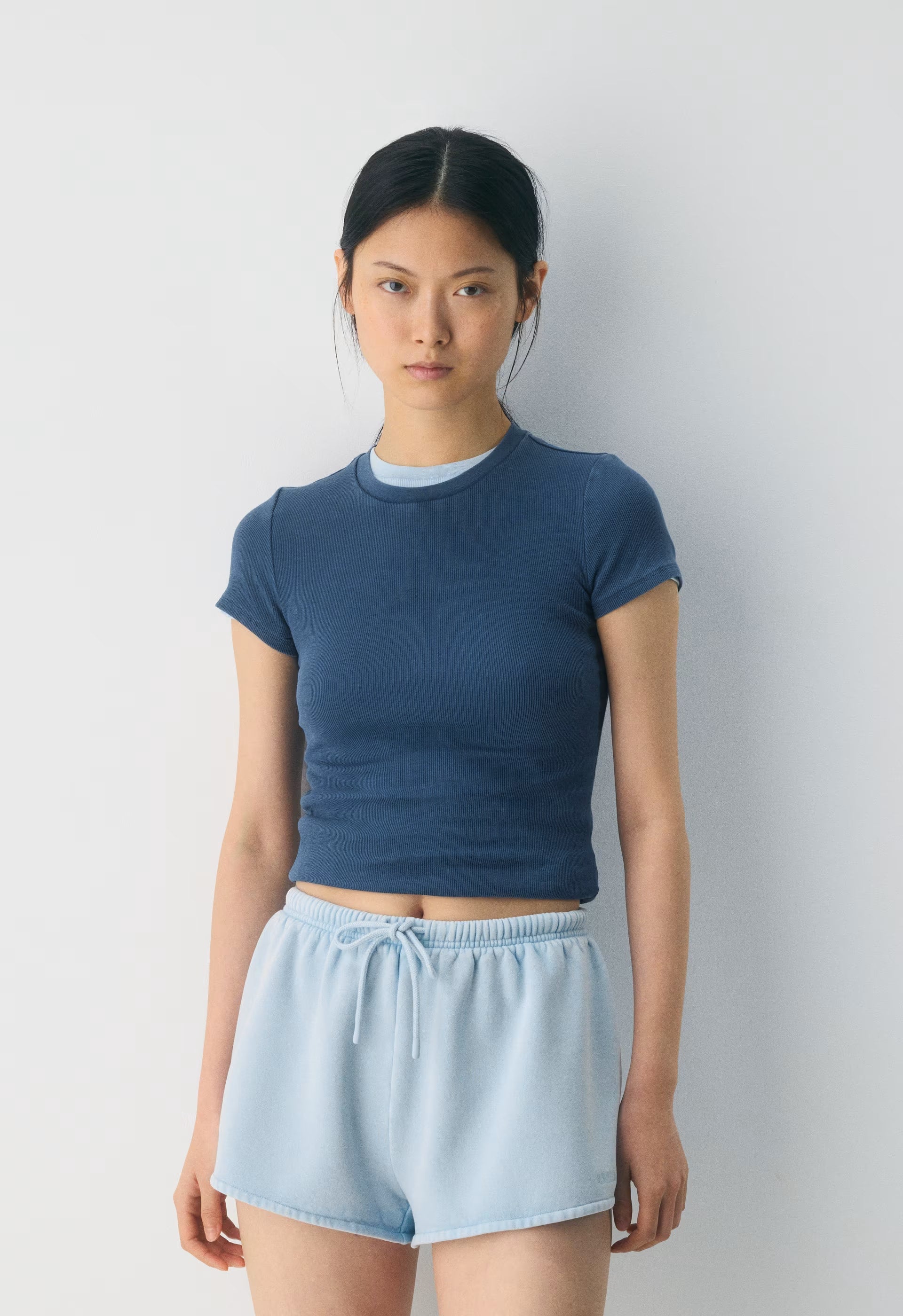 Cozy Sweatfleece Mega Flutter™ Micro Short - NO-STRESS BEACH BLUE