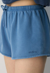 Cozy Sweatfleece Mega Flutter™ Micro Short - NO-STRESS LIGHT BLUE