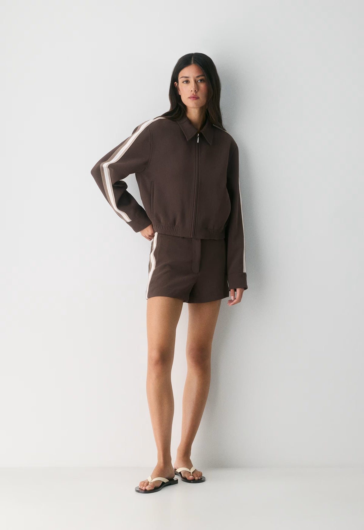 New Agency Mini Short - Crepette™ - RICH MOCHA BROWN/MULTI