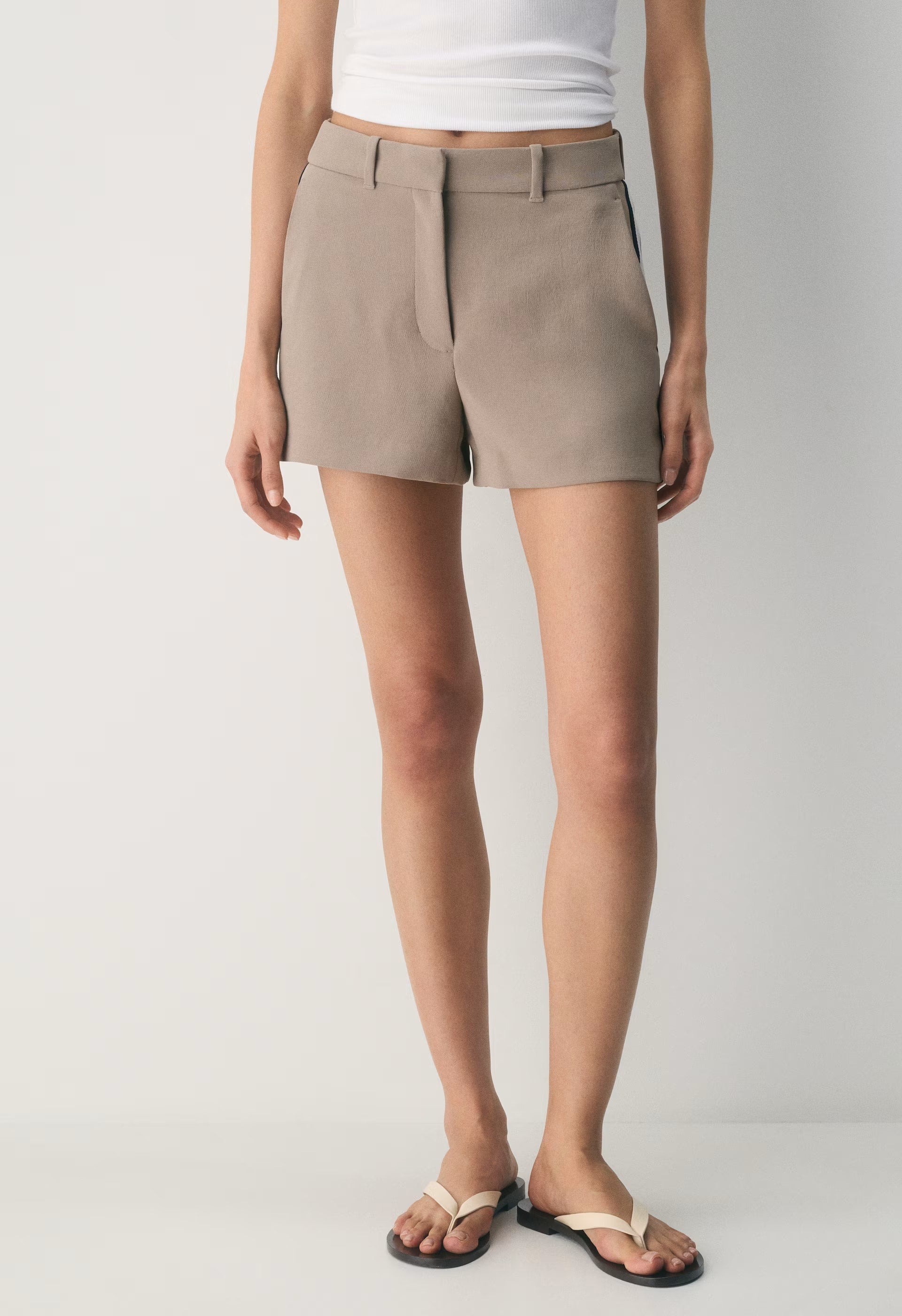 New Agency Mini Short - Crepette™ - NOMAD TAUPE/MULTI