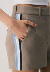 New Agency Mini Short - Crepette™ - NOMAD TAUPE/MULTI