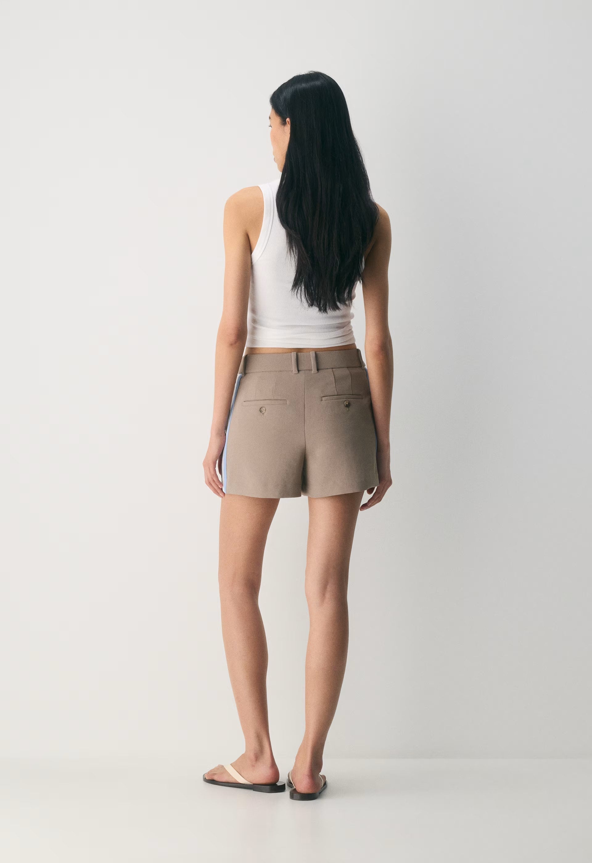 New Agency Mini Short - Crepette™ - NOMAD TAUPE/MULTI