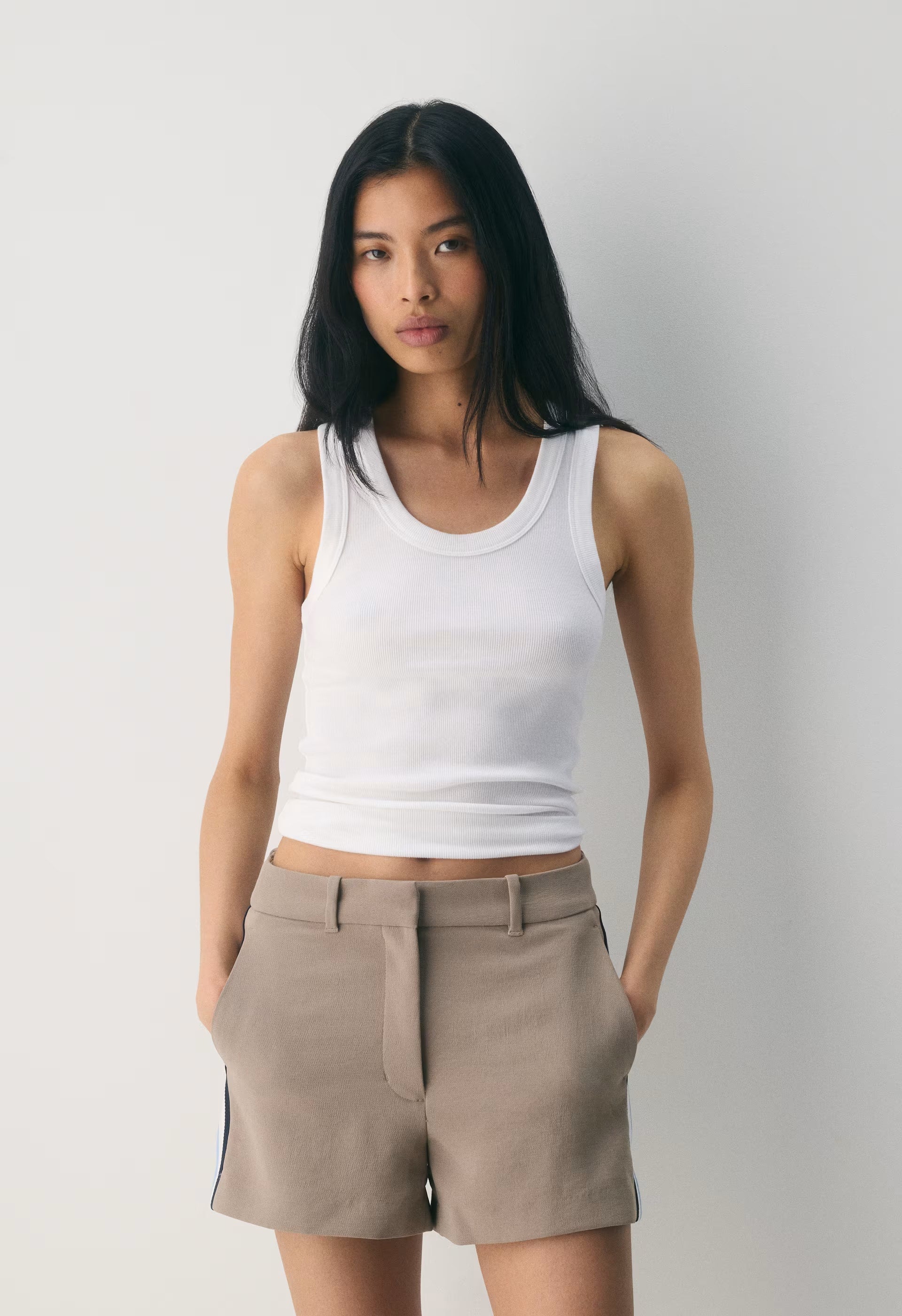 New Agency Mini Short - Crepette™ - NOMAD TAUPE/MULTI