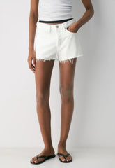 AGOLDE Parker Short - MARSHMALLOW