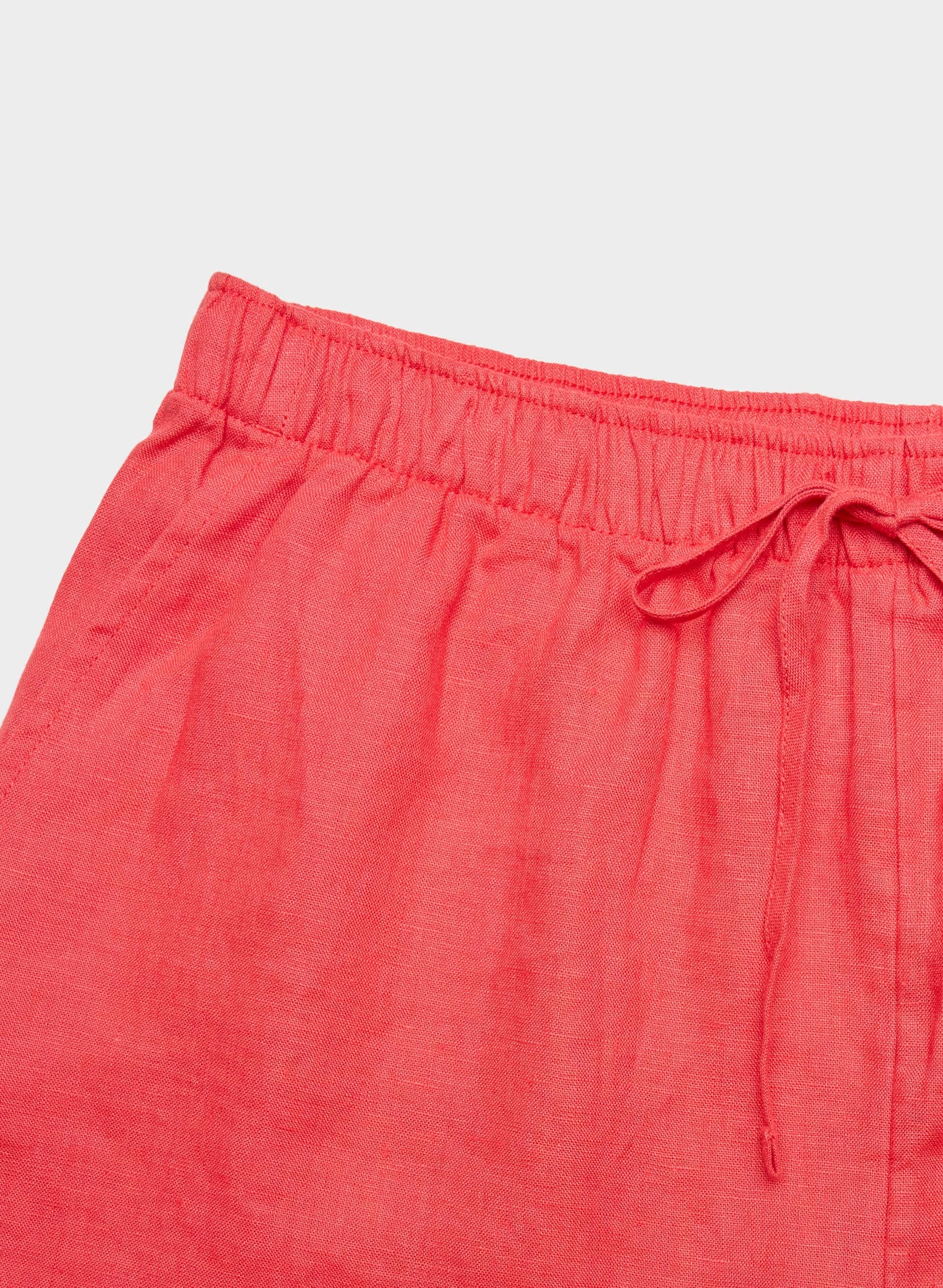 Sail Linen Short - CHERRY RED