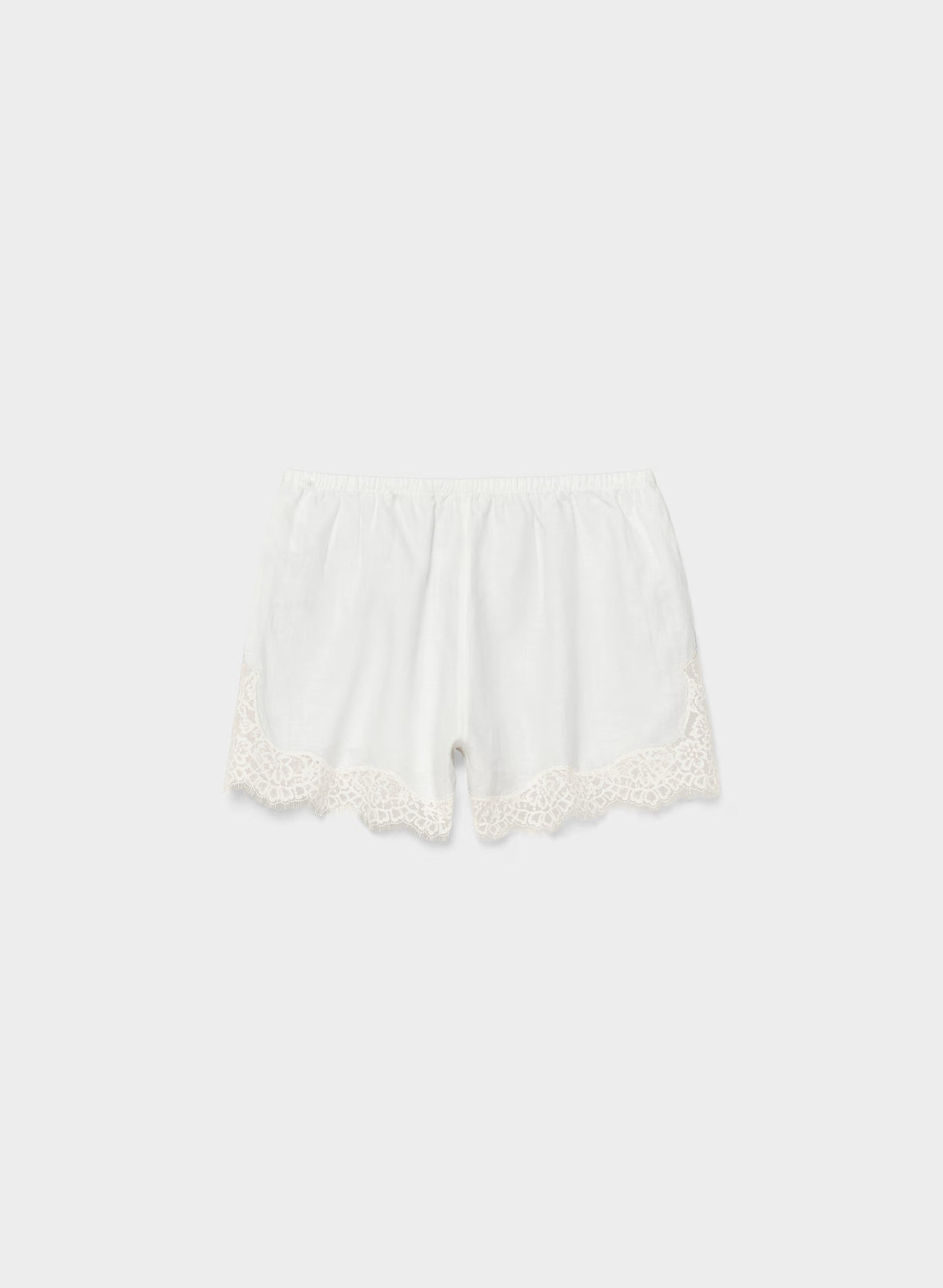 Whimsy Linen Short - WHITE/LIGHT BIRCH